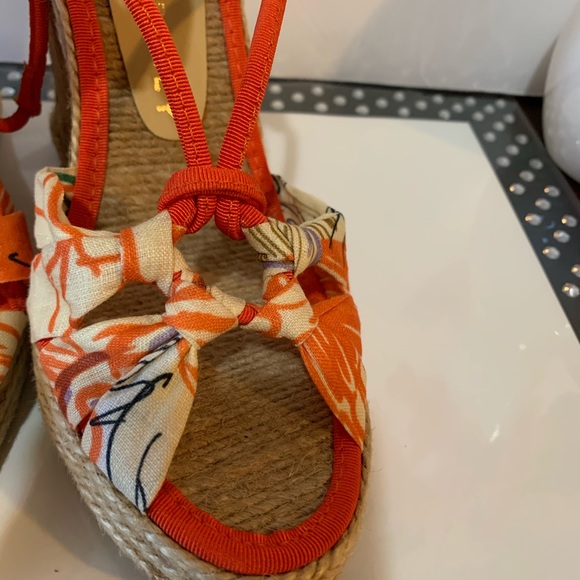 Stella McCartney canvas wedge sandals - Picture 2 of 7